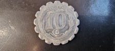 10 centimes 1921 LA CAPELLE Union commerciale et industrielle -Monnaie nécessité