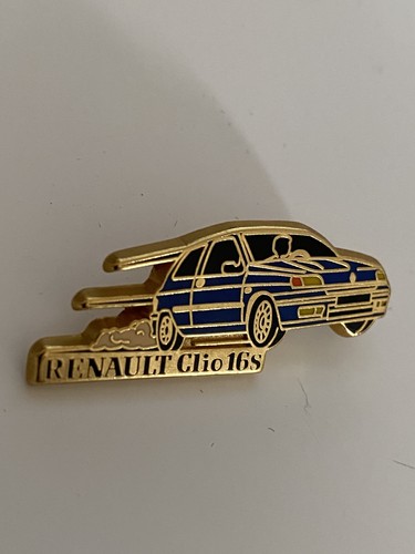 Pin renault clio 16s - clio, bleue