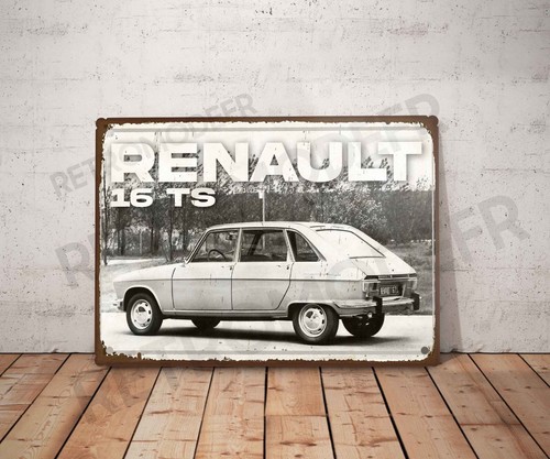 Plaque métal vintage - , renault