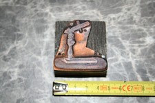 Ancien Tampon matrice cuivre