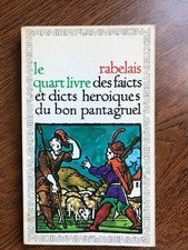 Rabelais: Le quart livre / GF