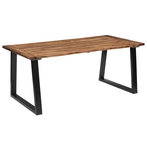 Bois acacia massif table - bois, de
