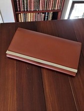 Portefeuille Femme Lancel Cuir Marron Vintage