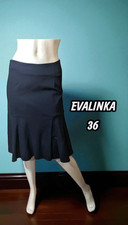 Evalinka Taille 36 Neuf  Superbe jupe bleu nuit femme viscose élastane