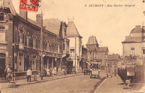 Cpa jeumont rue - cpa,