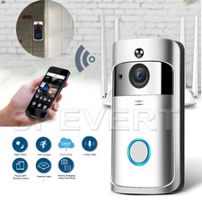 Caméra Sonnette Vidéo WiFi Sans Fil Interphone Bidirectionnel Voix Hd Sécurité