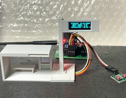 Horloge numerique thermometre - horloge,
