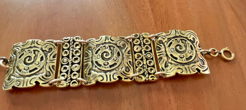 Bracelet bronze doré - bracelet,