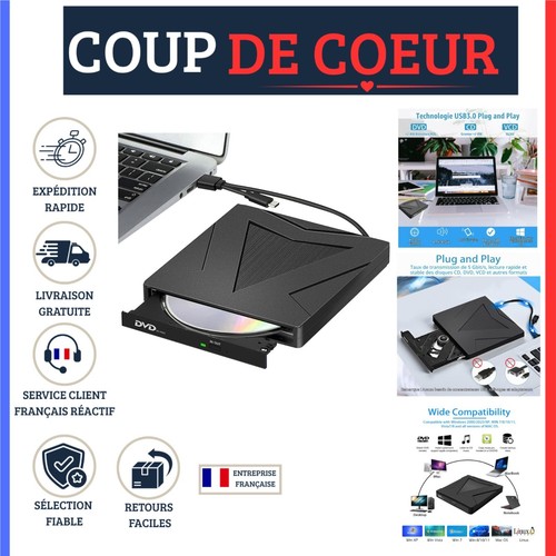 Lecteur dvd externe - externe, 3.0