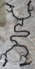Menottes anciennes en fer style ancien manilles - accessoires avec 4 serrures...