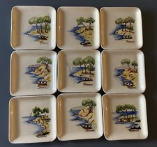 Assiettes à dessert Ray Camart Vallauris