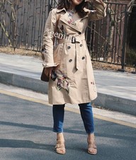 ZARA Brodé Belted Trench Coat