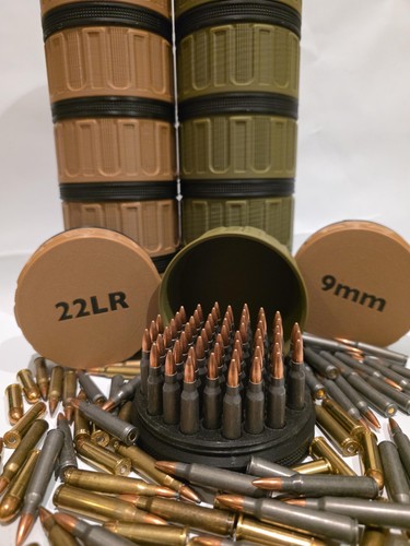 Stackable ammunition storage