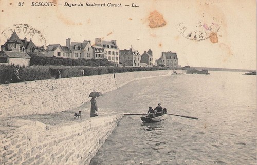 Roscoff digue boulevard - roscoff, la