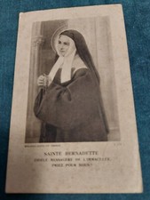 Image pieuse Sainte Bernadette