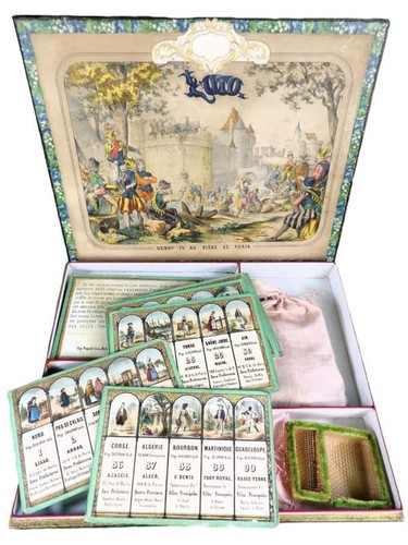 1845 loto géographique - 1845,