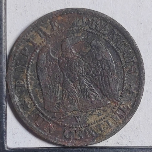 Centime 1855 chien - 1,