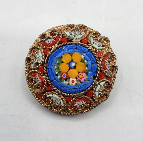 Bijou fantaisie broche métal