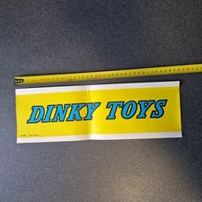 DINKY Anglais AFFICHETTE DE PORTE DE MAGASIN ou de vitrine
