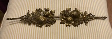 Grande Ancienne Garniture ornement décoration Fronton meuble bronze
