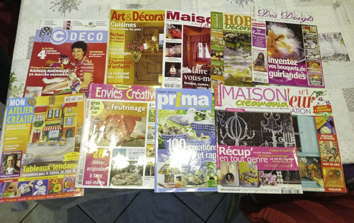 Lot revues déco - de,