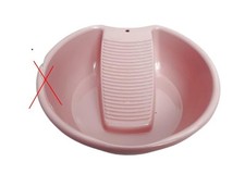Lavabo mobile en plastique avec râpe ‎MZD 42,5 cm rose
