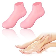 1 Paire Foot Spa Pedicure Soin Pied Silicone Socks Chaussettes Hydratantes Ch...