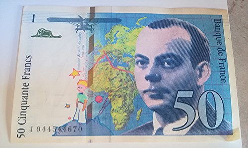 Billet francs saint exupery - francs,