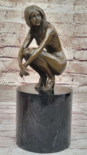 Bronze sculpture signée - bronze,