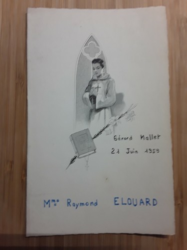 Menu communion 1959 - menu,