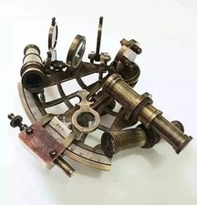 5 " Laiton Sextant Avec Boîte