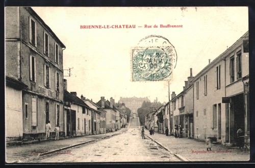 Cpa brienne chateau rue de - brienne-le-chateau,,