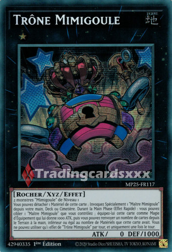 Trône mimigoule - yu-gi-oh!,