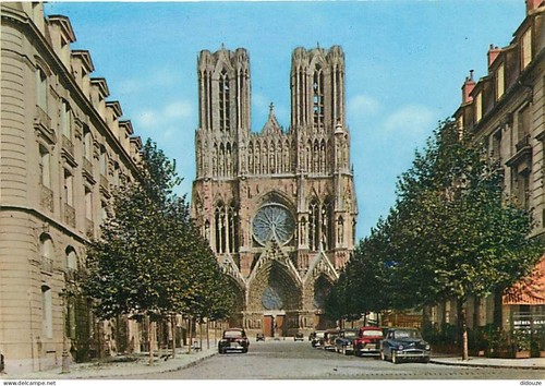 Carte postale reims - postale,