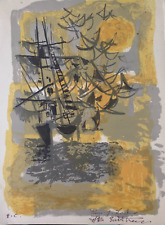 CARTE MENU LITHOGRAPHIEE PAR Maurice-Élie Sarthou 1967 LA COURONNE A ROUEN (24)