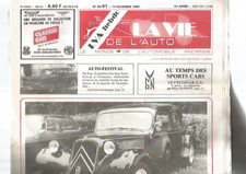 LA VIE DE L'AUTO N°85-41 CLUB