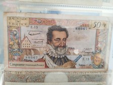 Billet Francais 50 NF Henry IV 1959