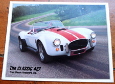 🚘 Brochure Catalogue SHELBY COBRA CLASSIC 427 Kit Car Dépliant Prospekt Sales