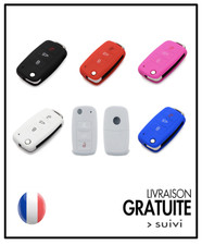 Etui coque housse silicone clé POUR GOLF 5 6 PASSAT POLO MK5 MK6 3 BOUTONS CHOIX