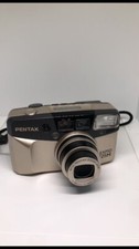 PENTAX ESPIO 125M Point & Shoot 35mm Film Camera Work!