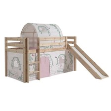 Pack - Lit Enfant Toboggan, Tente & Tunnel "Pino Birdy" Naturel