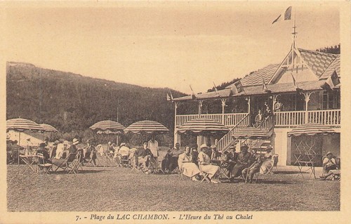 Plage lac chambon - plage, du