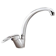 Robinet mitigeur d'evier de cuisine bas a bec rotatif anticalcaire et economise