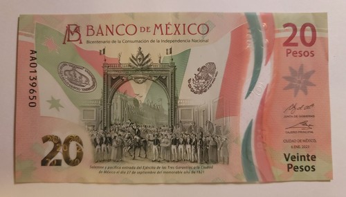 Peso mexican bill 2021 - peso,