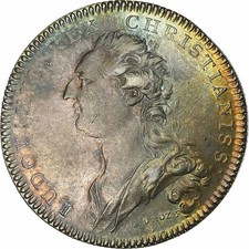 France, Jeton, Louis XVI, Académie Royale d'Architecture, n.d., Argent, TTB+