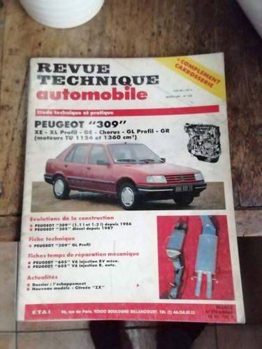 Revue technique automobile - revue,