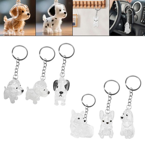 Porte clés forme chien - en, de