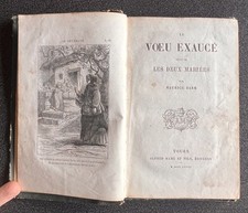 Ancien livre Le voeu exaucé - Maurice Barr - Mame - 1868