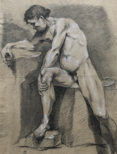 Dessin ancien original crayon - ancien,