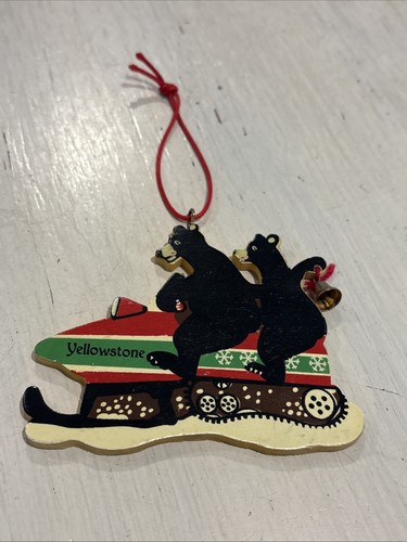 Yellowstone wooden ornament - yellowstone,